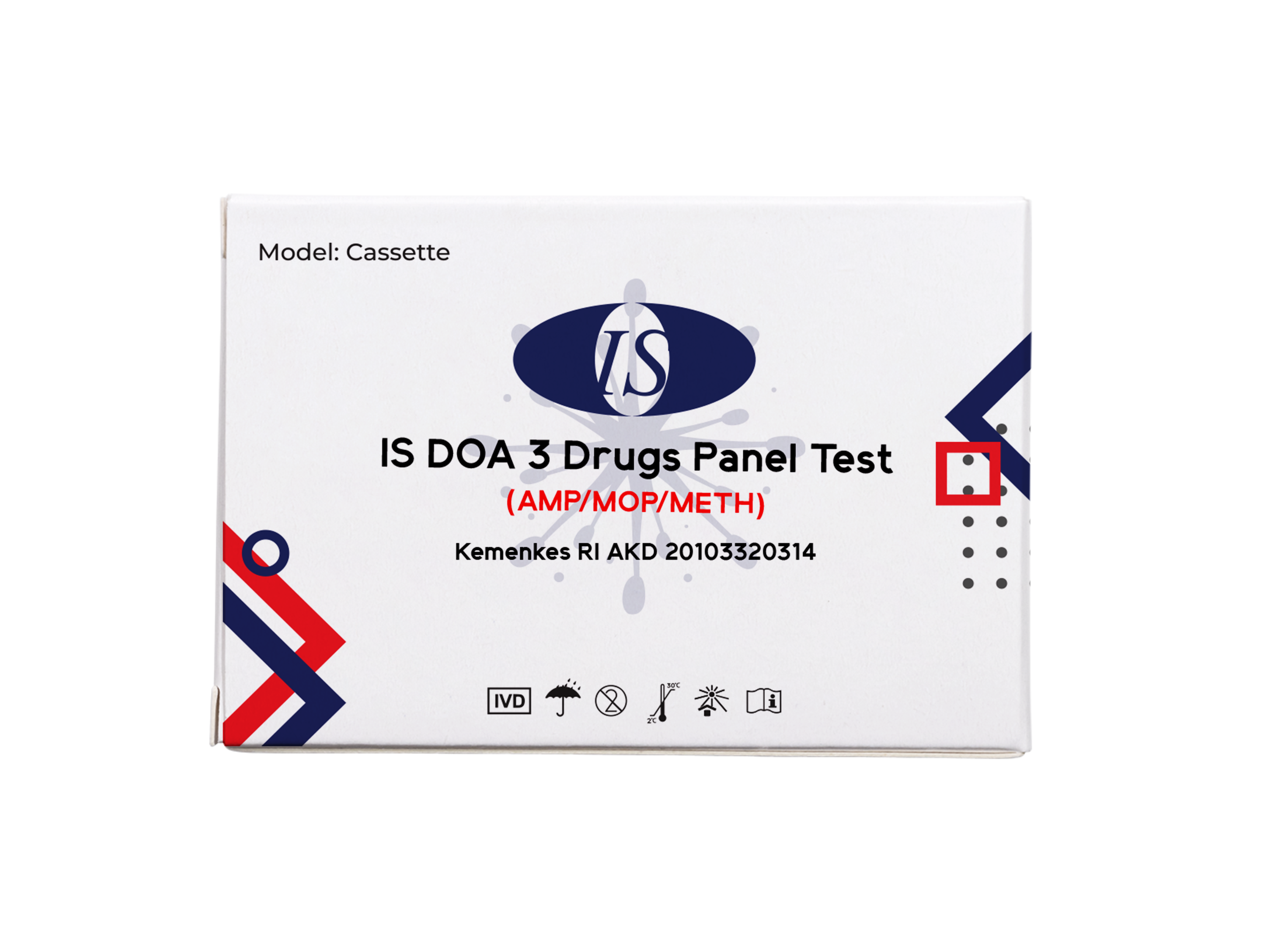 DOA 3 Drugs Panel Test (AMP/MOP/METH)