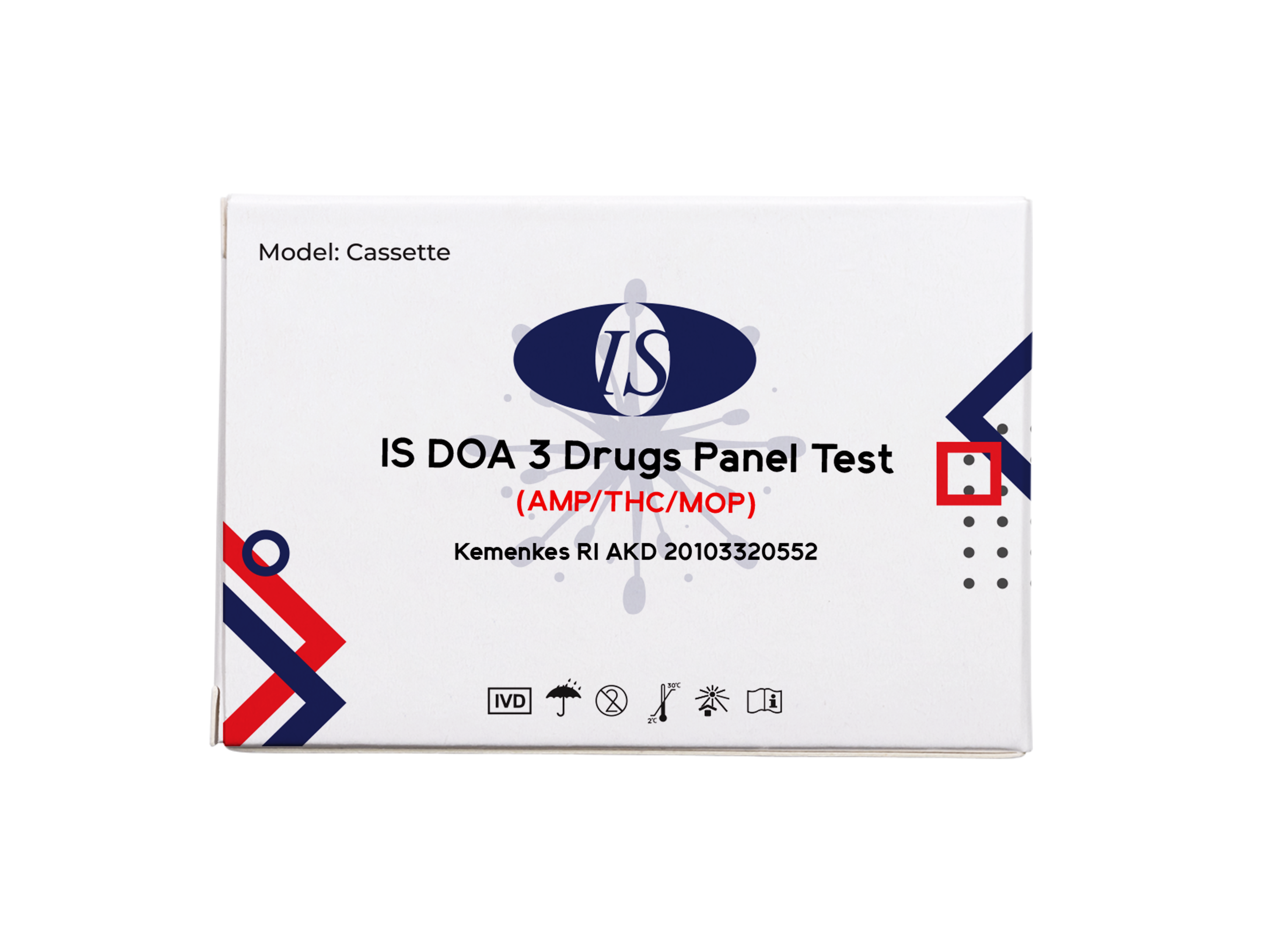 DOA 3 Drugs Panel Test (AMP/THC/MOP)