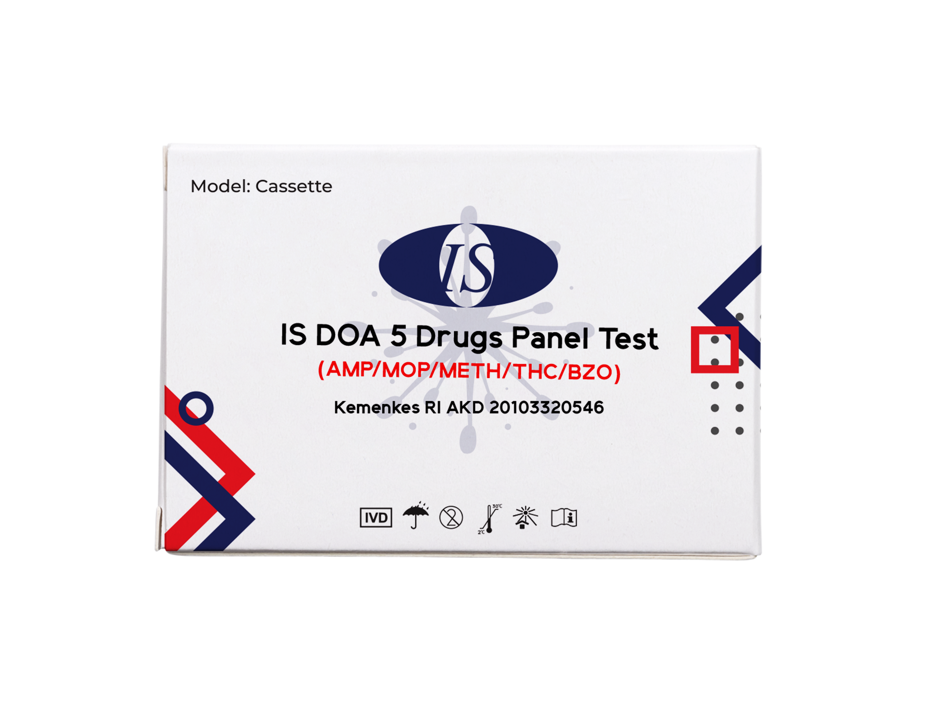 DOA 5 Drugs Panel Test (THC/MOP/AMP/METH/BZO)